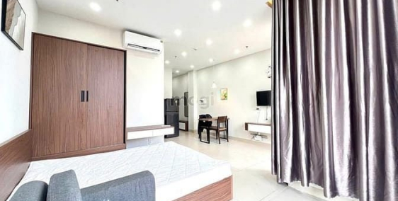 Căn hộ chung cư: cho thuê căn hộ ban công view thoáng gần ngã tư Hàng Xanh, HUTE