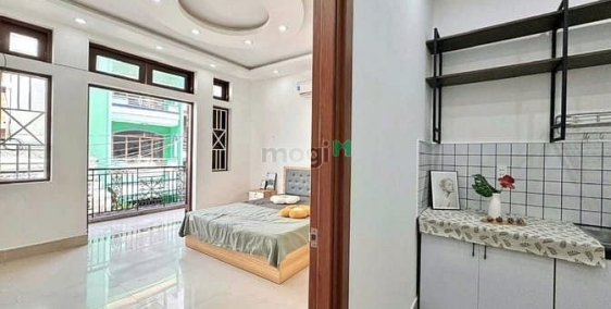 Căn hộ chung cư: Cho thuê căn hộ 1PN BAN CÔNG - FULL NT - GIẶT RIÊNG ở Thoại Ngọ