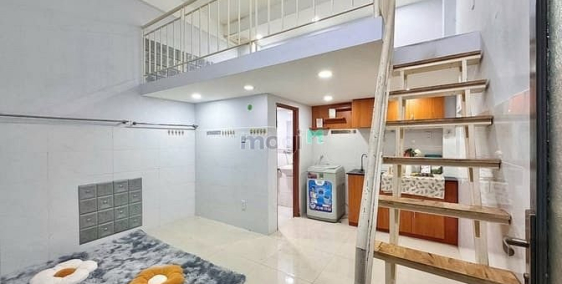 Căn hộ chung cư: Căn hộ Gác 1m7 gần Đại Học Văn Hiến ở được 4 Người