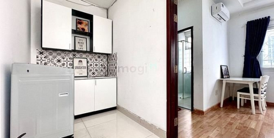 Căn hộ chung cư: 1 Phòng Ngủ 45m2 - Máy Giặt Riêng - Thoáng Mát - Đặng Thuỳ Trâ
