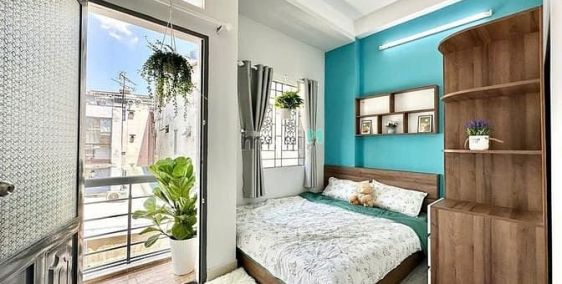 Nhà hàng - Khách sạn: Căn Hộ 1Phòng Ngủ Ban Công Gần Trường ĐH Kinh Tế ISB_Chợ T