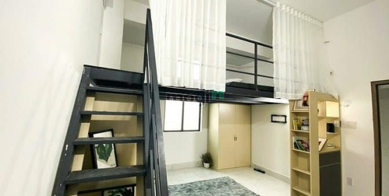 Nhà hàng - Khách sạn: Duplex nhận 4 người 4 xe ngay sát VLU3