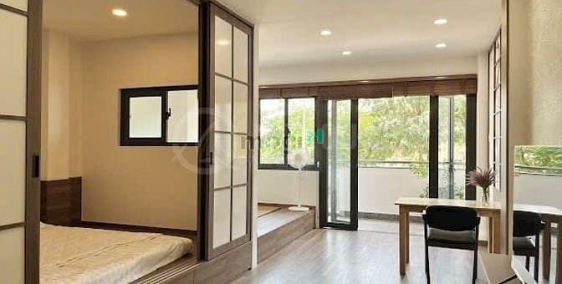 Nhà hàng - Khách sạn: Căn hộ 55m2 1pn full nội thất tone Nhật- Hai Bà Trưng - Q3