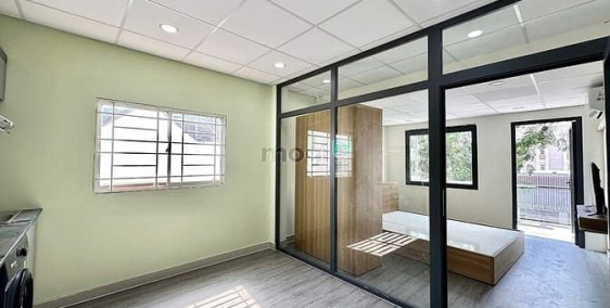 Nhà hàng - Khách sạn: 1PN 60m2 ban công máy giặt riêng nhà thờ Kỳ Đồng, Viettel 