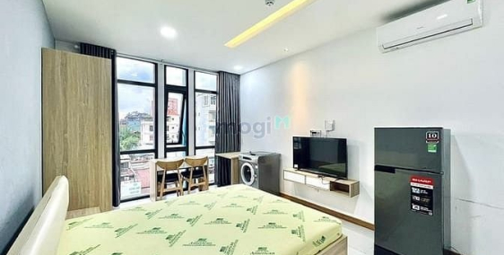 Nhà hàng - Khách sạn: Cho Thuê Căn Hộ Studio 35m2, thang máy, máy giặt riêng, G