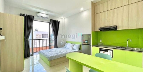 Nhà hàng - Khách sạn: Cho Thuê Căn Hộ Ban Công 35m2, Thang Máy, Máy Giặt Riêng, 