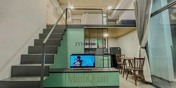 Nhà hàng - Khách sạn: Căn hộ ban công- Rộng 50m2 - Full nội thất -  Ngay Lotte M