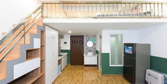 Nhà hàng - Khách sạn: Cho thuê căn hộ gác cao ở được 4 người Xô Viết Nghệ Tĩnh B