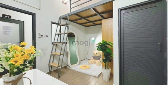 Nhà hàng - Khách sạn: Duplex gác cao giá rẻ nhà mới đầy đủ nội thất gần KCX Tân 