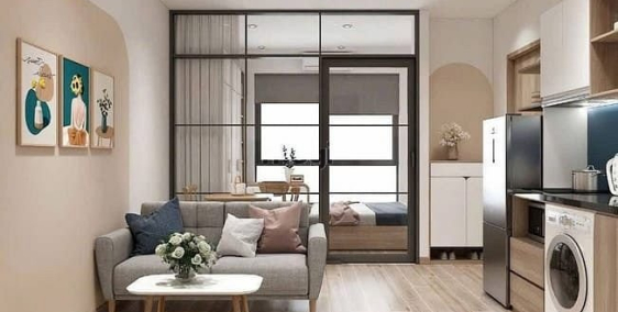 Nhà hàng - Khách sạn: Căn hộ 1PN Ban Công trong Vạn Phúc, gần Gigamall, Phạm Văn