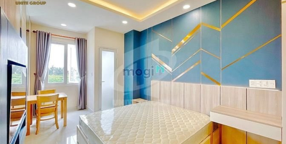 Nhà hàng - Khách sạn: Cho thuê căn hộ full nội thất máy giặt riêng bancon ngay K