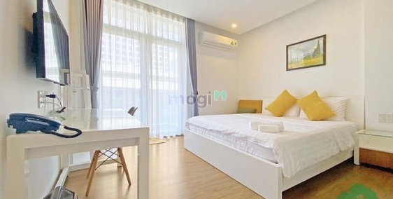 Nhà hàng - Khách sạn: Căn hộ 1PN 50m2 bacon full nội thất Nguyễn Trường Tộ Quận 