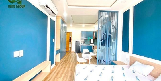 Nhà hàng - Khách sạn: Căn hộ bancon cửa sổ lớn full nội thất KDC Trung Sơn