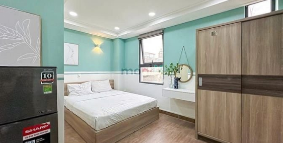 Nhà hàng - Khách sạn: Cho thuê căn hộ Studio full nội thất cửa sổ trời - Cách Mạ