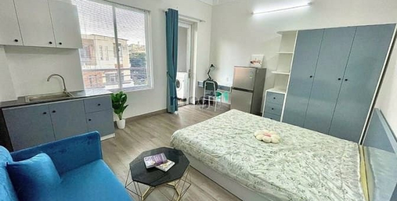 Nhà hàng - Khách sạn: Căn hộ Studio_ ban công_ máy giặt riêng_ Đường D5, Bình Th