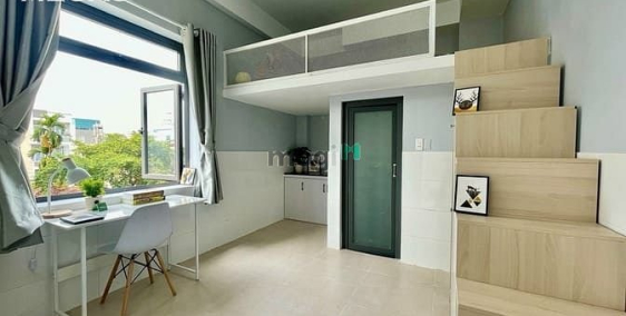 Nhà hàng - Khách sạn: Căn hộ có gác giá rẻ - full nội thất- ngay Nơ Trang Long