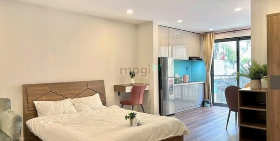 Nhà hàng - Khách sạn: Căn hộ Studio sàn gỗ full nội thất ban công được nuôi mèo 