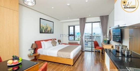 Nhà hàng - Khách sạn: Studio Khuê Mỹ Đông 4 tầng cao, ban công thoáng, hồ bơi ch