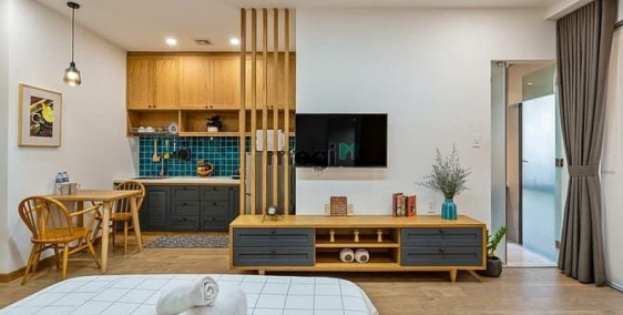 Nhà hàng - Khách sạn: Căn hộ cao cấp 1PN gần Landmark 81 Đại học Hutech