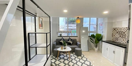 Nhà hàng - Khách sạn: Căn hộ mini gác lửng 30m2 giá rẻ đường Phó Đức Chính quận 