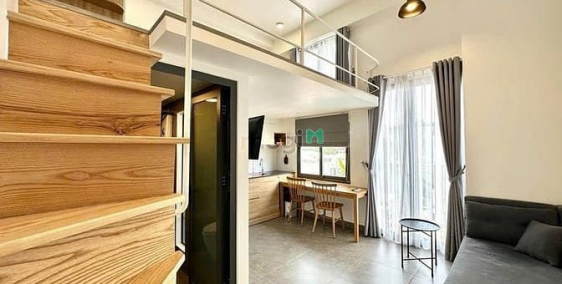 Nhà hàng - Khách sạn: Cho thuê căn hộ có gác ngay Đinh Bộ Lĩnh