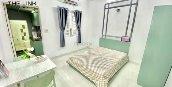 Nhà hàng - Khách sạn: Cho thuê 1PN Ban công, An ninh, Full nội thất - Nguyễn Xí,