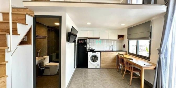 Nhà hàng - Khách sạn: Căn hộ có gác full nội thất máy giặt riêng ngay sát Vạn Ph