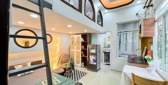 Phòng trọ: Phòng trọ có gác siêu đẹp ở Ni Si Huỳnh Liên phía sau ĐH Văn Hiến