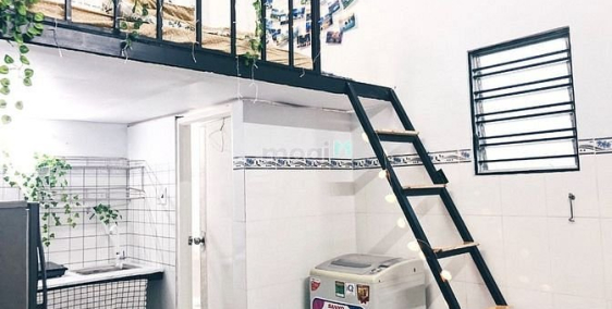 Phòng trọ: Phòng Có Gác (Duplex) Siêu Đẹp Full Nội Thất NGUYỄN OANH - HÀ HUY GIÁ