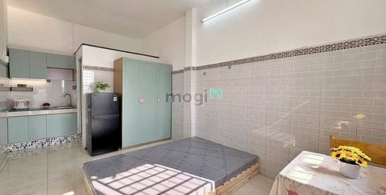 Phòng trọ: Cho Thuê Căn Studio Cửa Sổ Trời Full Nội Thất Gần Nhà Ga T3 - Sân Bay