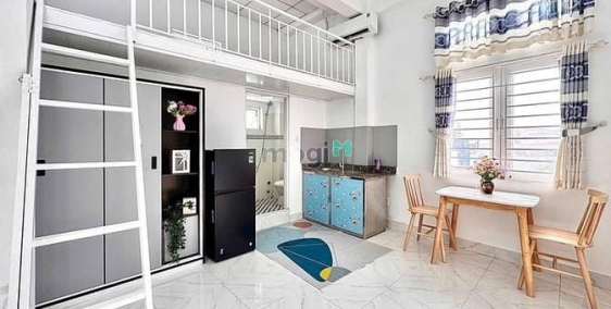 Phòng trọ: Cho Thuê Căn Gác Full Nội Thất Gần Vòng Xoay Lê Đại Hành Mới Toanh