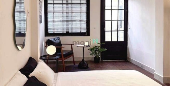 Phòng trọ: Phòng trọ quận 1_Studio Ban Công 35m2_Full Nội Thất_Gần Thảo Cầm Viên