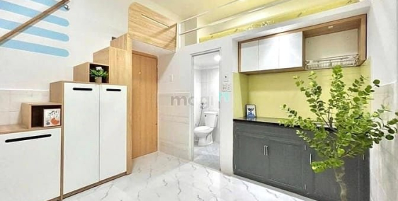 Phòng trọ: Phòng gác mới cửa sổ trời, thang máy, bảo vệ 24/24-Nguyễn Thị Định Q2