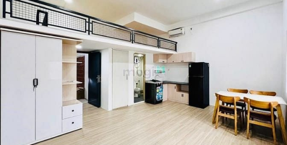 Phòng trọ: Phòng gác rộng rãi thoáng mát có máy giặt riêng ngay Thạnh Mỹ Lợi Q2