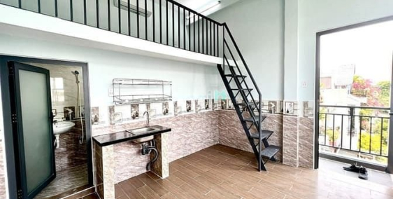 Phòng trọ: Phòng Trọ Mới Xây Có Gác Cao - Ban Công - Cửa Sổ ngay Chợ Căn Cứ