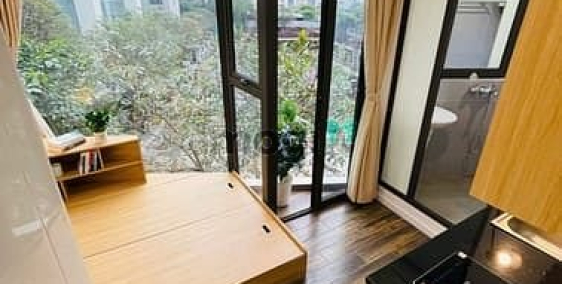 Phòng trọ: Studio Hồ Tùng Mậu, Full đồ, Thang máy, Ban công Giặt riêng SIÊU CHIL