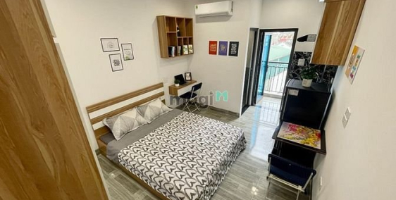 Phòng trọ: Căn hộ Hoàng Mai, Đền Lừ, 24m2, MÁY GIẶT RIÊNG -BAN CÔNG, Thang máy