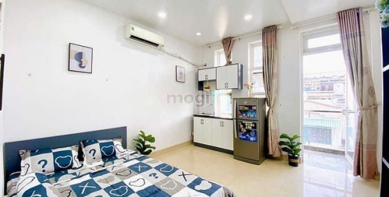 Phòng trọ: Phòng trọ 27m2 giá rẻ đầy đủ nội thất có ban công thoáng đường Bàu Cá