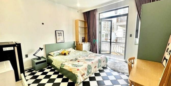 Phòng trọ: Phòng Ban Công Full Nội Thất ở Nguyễn Gia Trí gần ĐH Hutech Bình Thạn