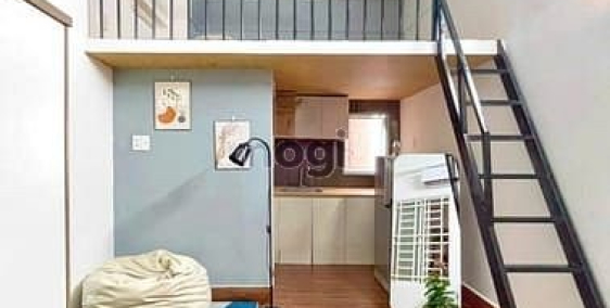 Phòng trọ: Phòng Có Gác Full Nội Thất ở Ung Văn Khiêm, ĐH Ngoại Thương Bình Thạn