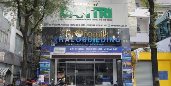 Văn phòng: cho thuê văn phòng ảo 51-53 Võ Văn Tần, P. Võ Thị Sáu, Q3 -500k/tháng