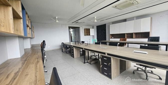 Văn phòng: Sàn văn phòng đầy đủ nội thất (128m2) Thạnh Mỹ Lợi, Q2. Giá 30tr/th