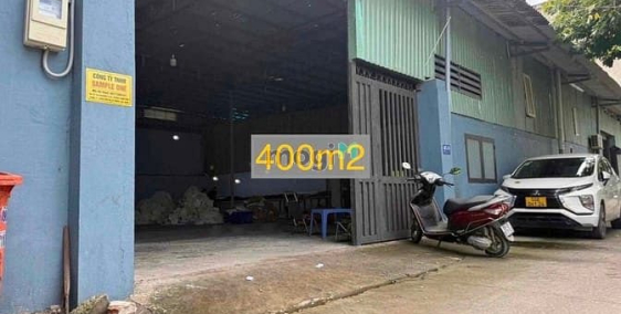 Nhà Kho - Xưởng: Cho thuê kho xưởng 400m2 gần UB Thạnh Xuân Quận 12