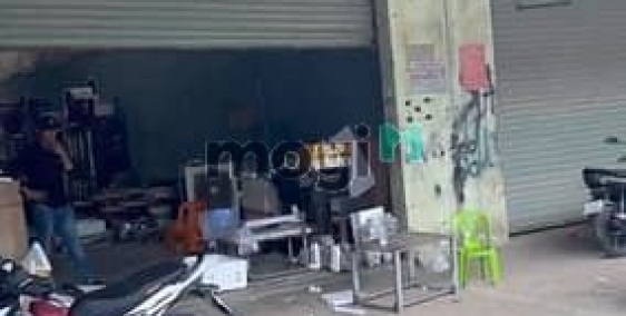 Nhà Kho - Xưởng: Cho thuê Mb kho xưởng 450m2 gần cầu An Lộc Quận 12