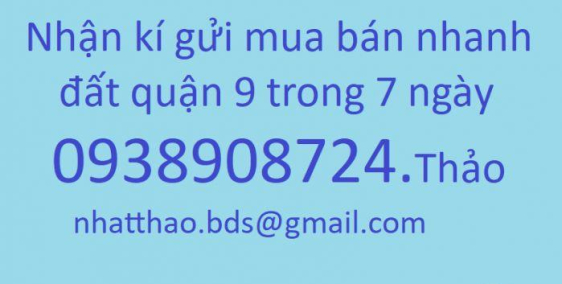 Chuyên đất dự án Phú Nhuận, Nam Long, kiến á phươc long B, quận 9