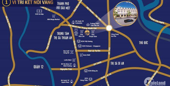 Lộc Phát – Khu dân cư đẳng cấp ngay trung tâm Thuận An, CK 100tr/nền