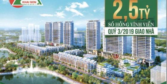 Khai Sơn Town, chỉ từ 10 tỷ/lô, lợi nhuận hơn 30%/năm, miễn lãi 0% 24 tháng