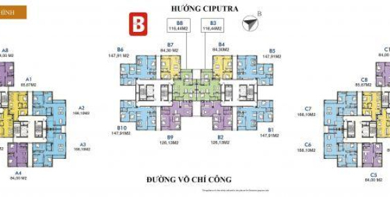 Cần Bán Chung Cư tại dự án Udic Westlake-Q.Tây Hồ, mặt đường võ chí công.