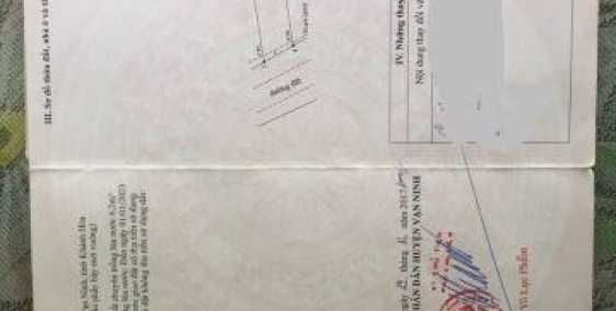 250 m2 Mặt Tiền Bê Tông Khu Tái Định Cư Cây Ké Dưới ( Bắc Vân Phong )