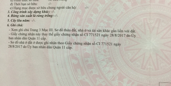 cần bán căn hộ 42 ,6m2 tại chung cư Lạc Long Quân .phường 5,quận 11 .